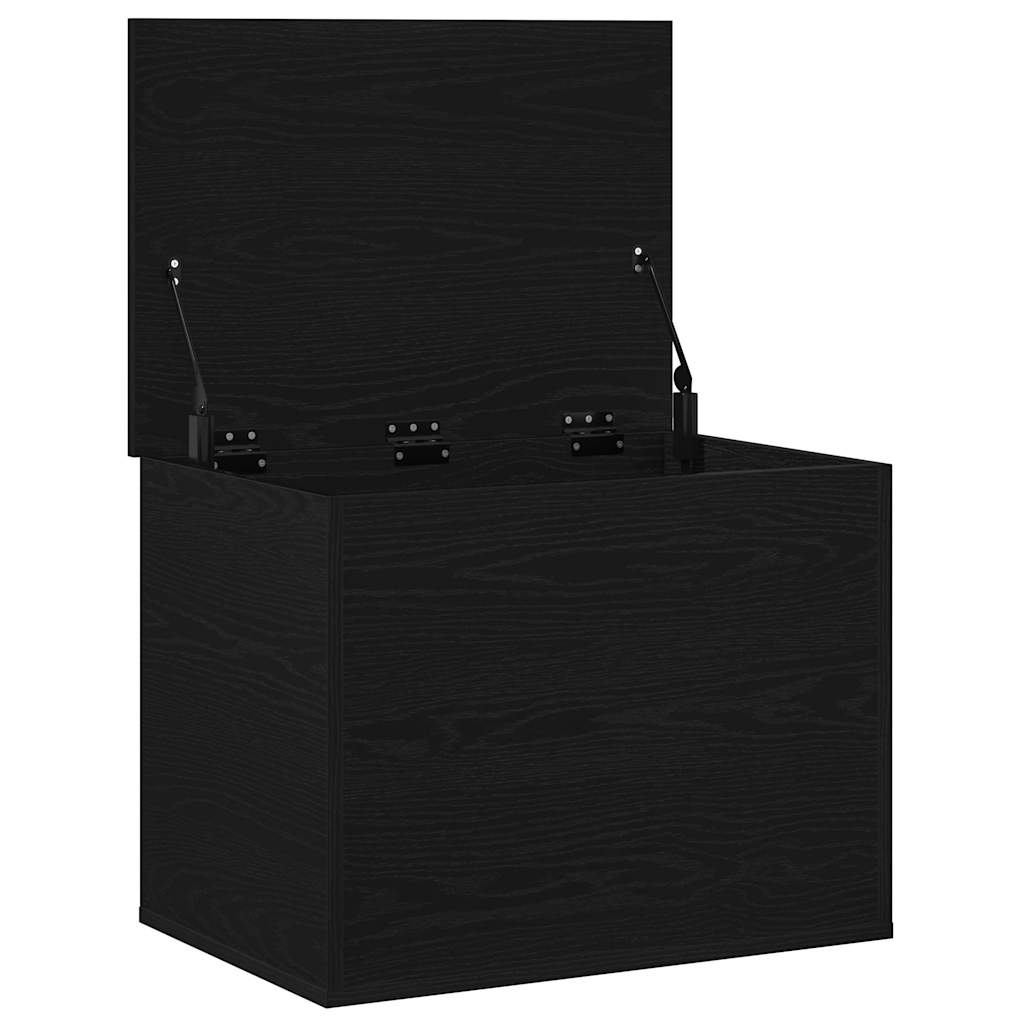 vidaXL Skrzynia do przechowywania Czarny dąb 60 x 42 x 46 cm
