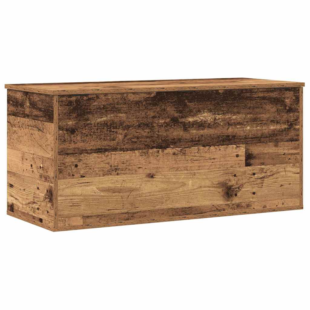vidaXL Skrzynia do przechowywania Stare drewno 100 x 42 x 46 cm