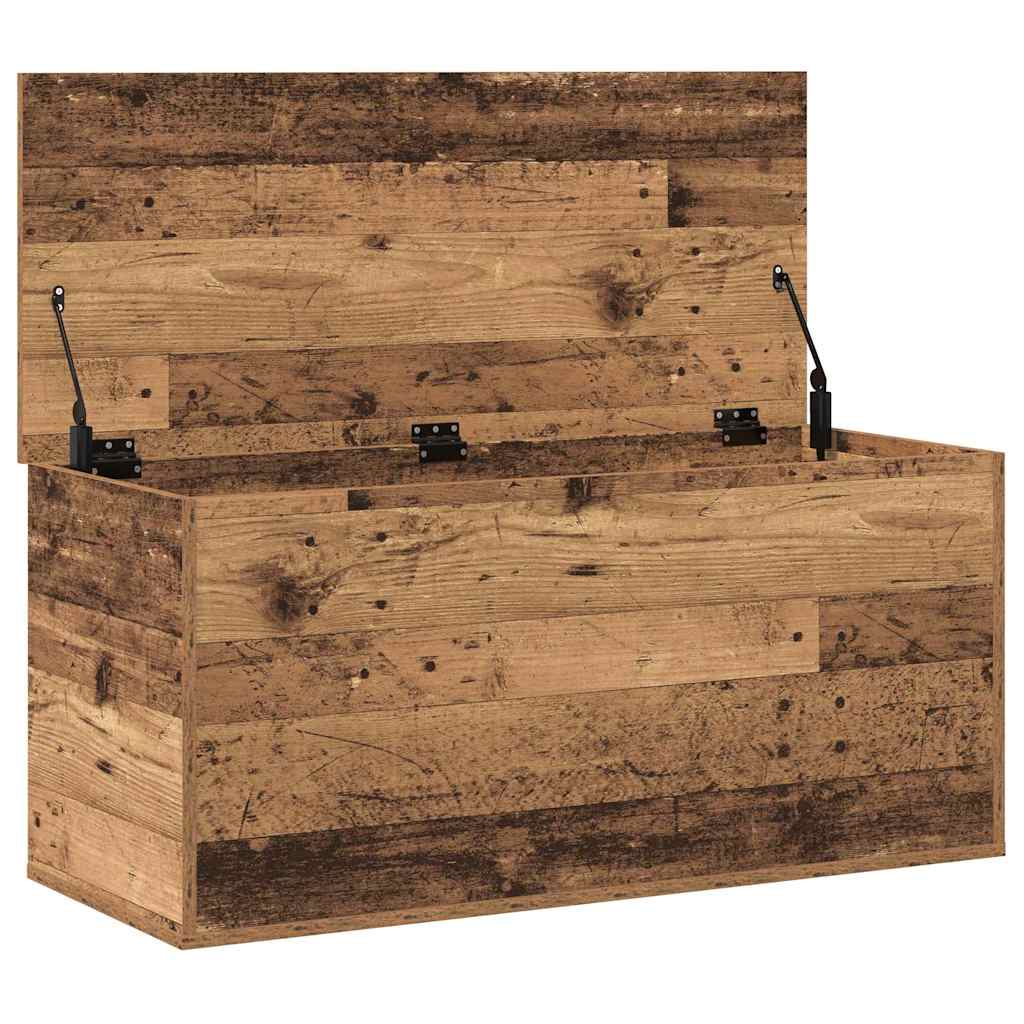 vidaXL Skrzynia do przechowywania Stare drewno 100 x 42 x 46 cm