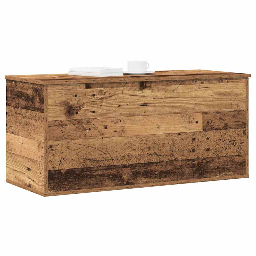vidaXL Skrzynia do przechowywania Stare drewno 100 x 42 x 46 cm