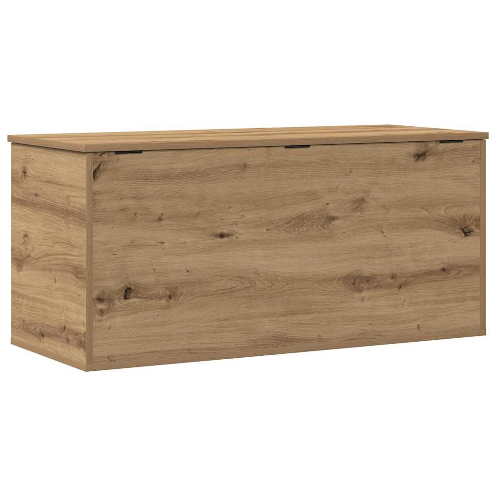 vidaXL Skrzynia do przechowywania dąb artisan 100 x 42 x 46 cm