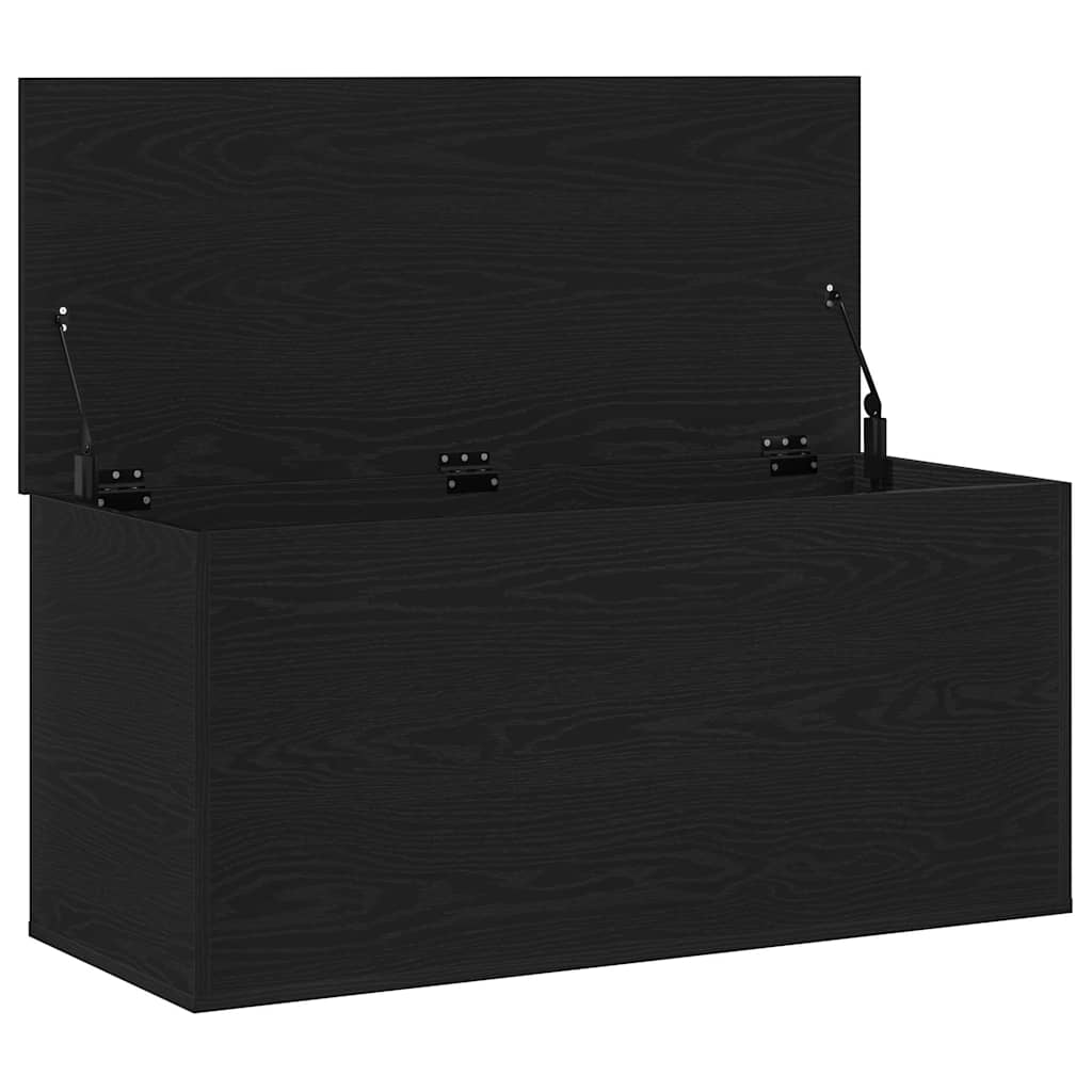 vidaXL Skrzynia do przechowywania Czarny dąb 100 x 42 x 46 cm