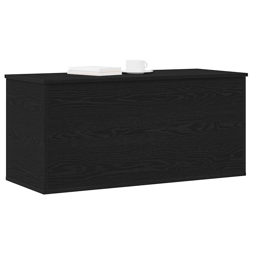 vidaXL Skrzynia do przechowywania Czarny dąb 100 x 42 x 46 cm