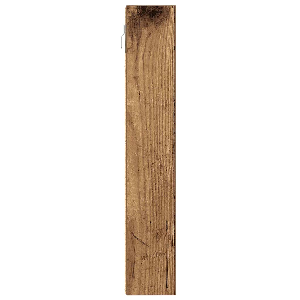 vidaXL Witryna Stare drewno 100 x 8,5 x 50 cm Materiał drewnopochodny
