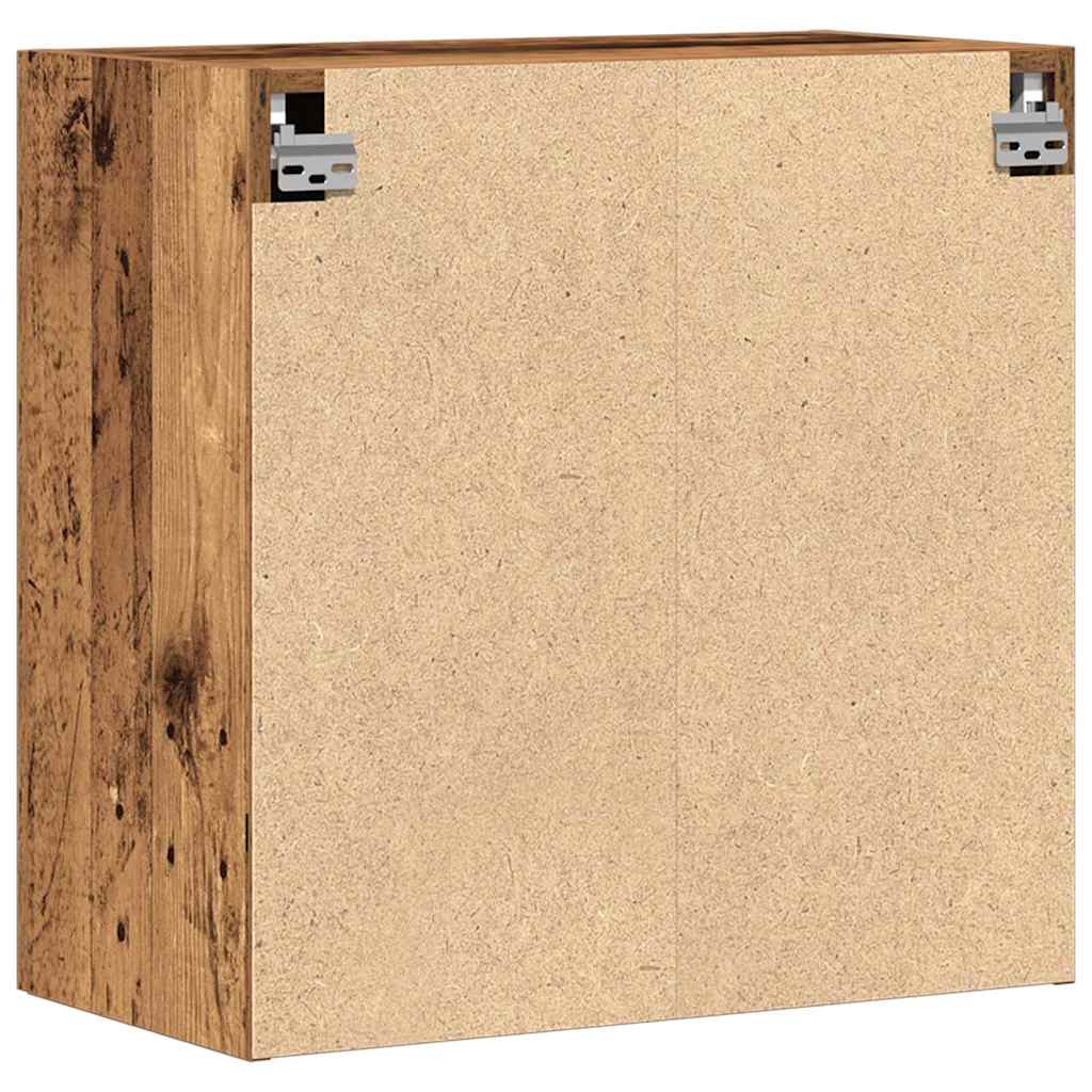 vidaXL Szafka ścienna Stare drewno 60 x 31,5 x 60 cm