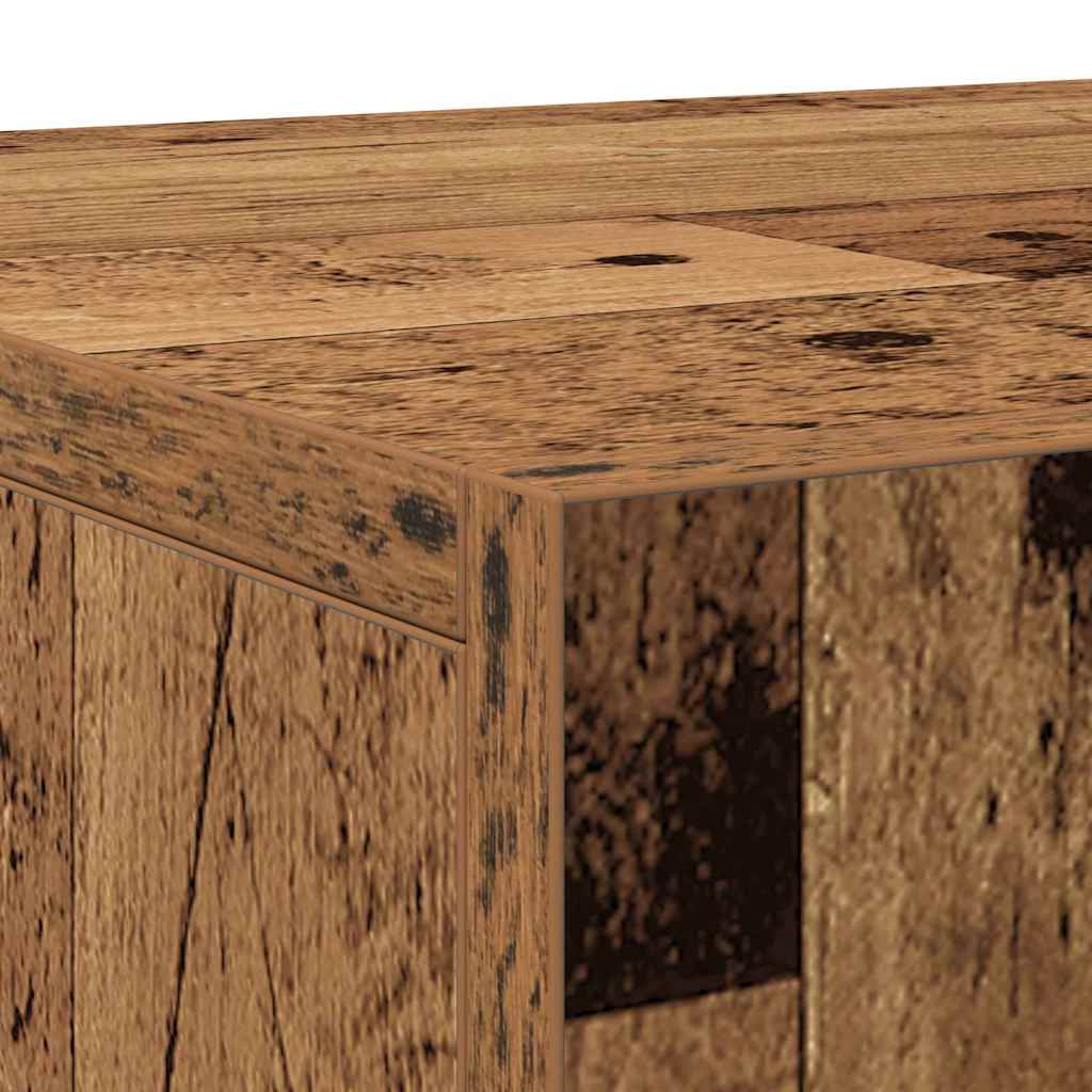 vidaXL Bufet Stare drewno 90 x 34 x 80 cm Materiał drewnopochodny