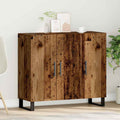 vidaXL Bufet Stare drewno 90 x 34 x 80 cm Materiał drewnopochodny