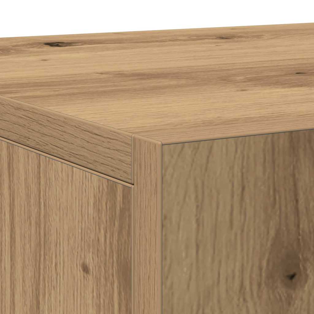 vidaXL Bufet Dąb rzemieślniczy 90 x 34 x 80 cm Materiał drewnopochodny