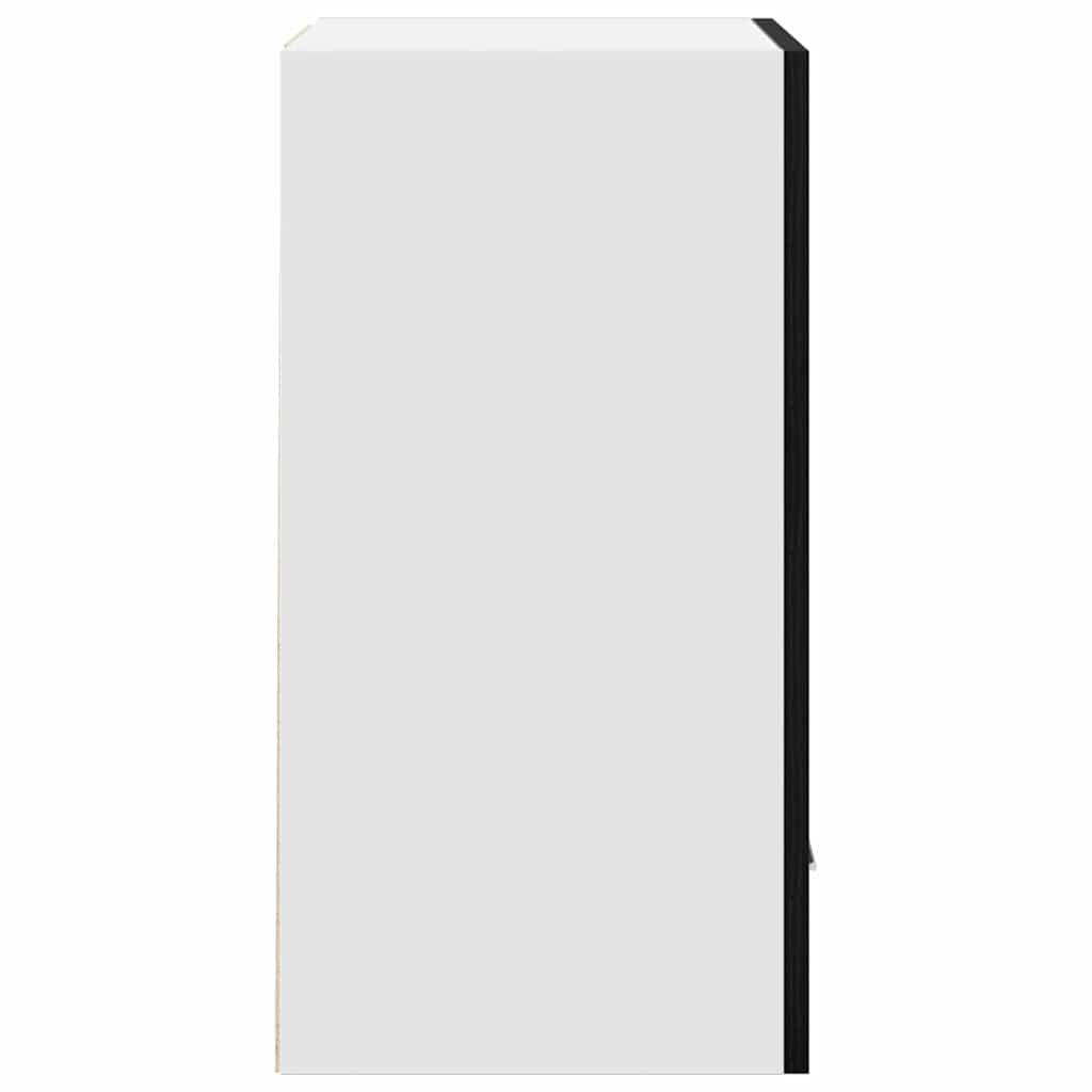 vidaXL Szafka wisząca z półką Czarny Dąb 50 x 31 x 60 cm