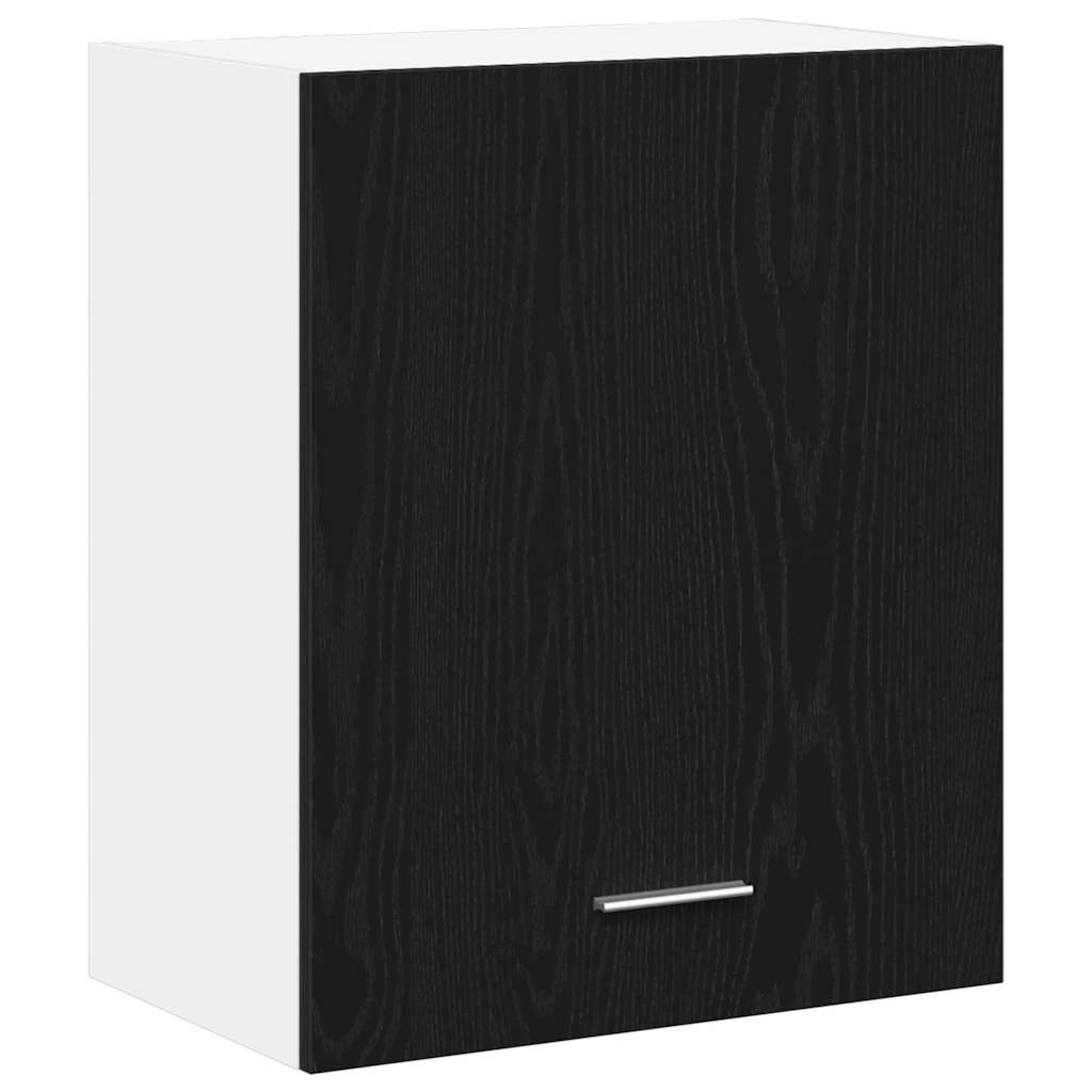 vidaXL Szafka wisząca z półką Lyon 2 pcs Czarny Dąb 50 x 31 x 60 cm