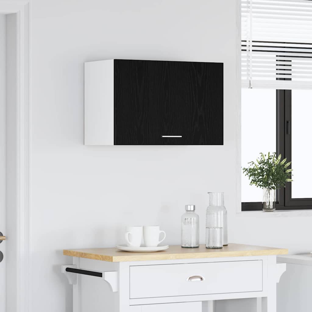 vidaXL Szafka wisząca Lyon Czarny Dąb 60 x 31 x 40 cm