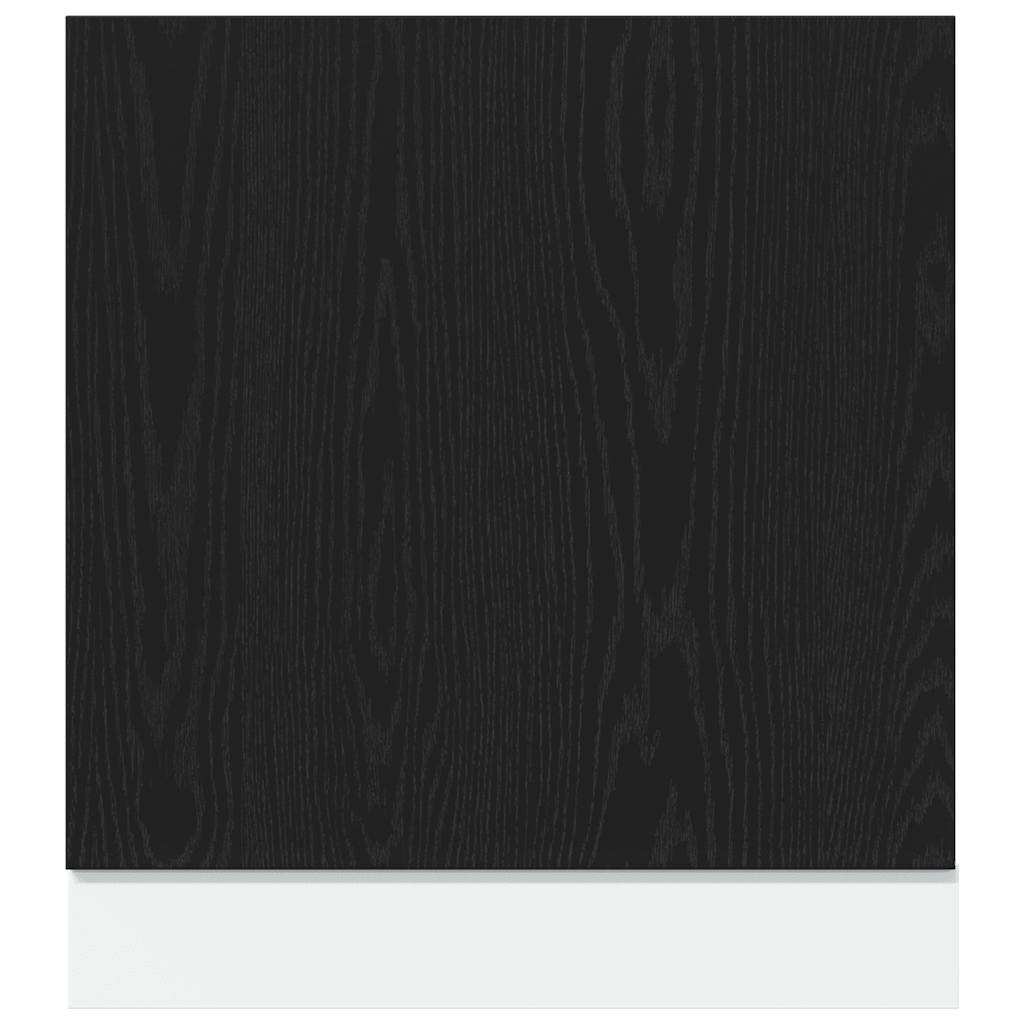 vidaXL Panel do zmywarki, "Lyon", czarny dąb, 60x1,5x67 cm