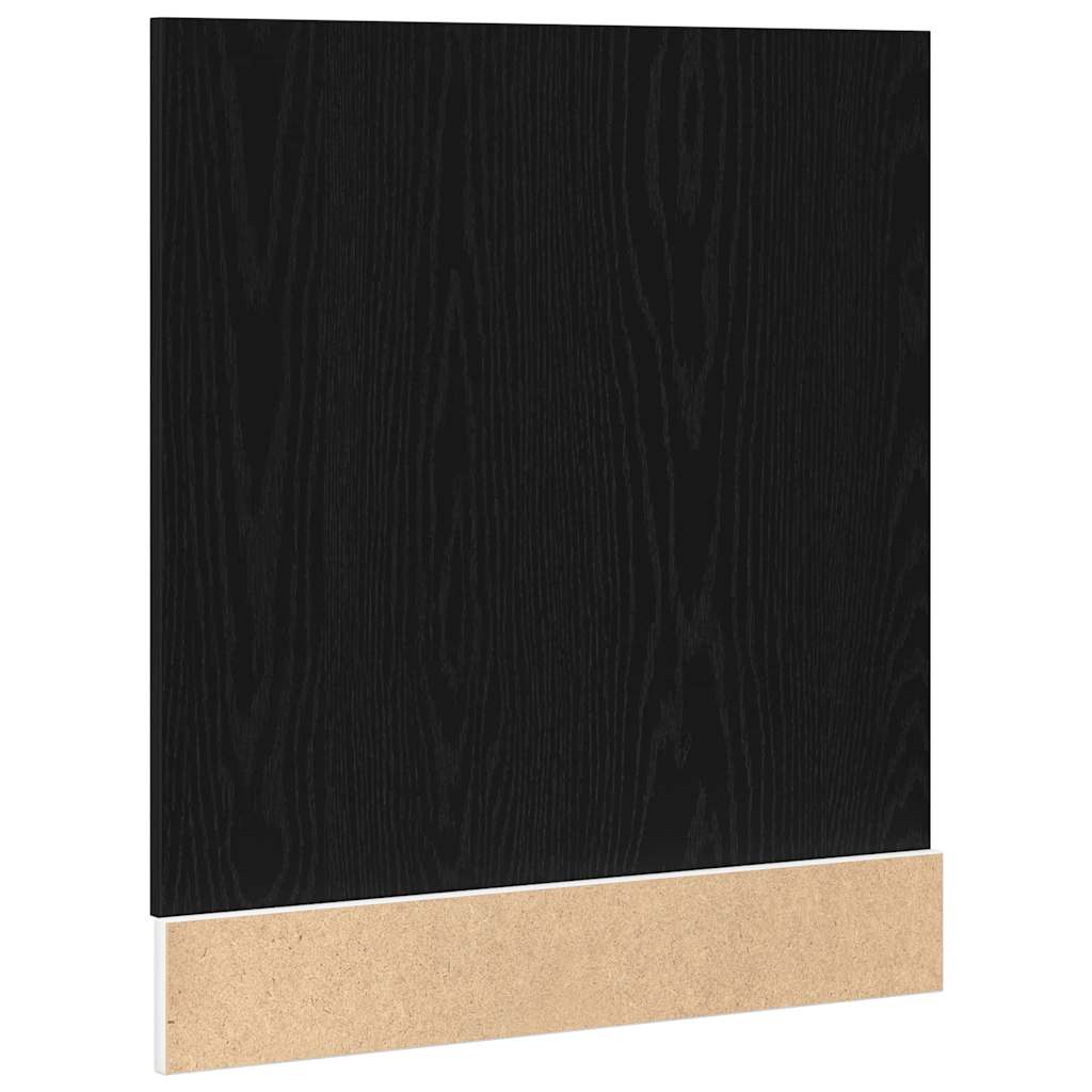 vidaXL Panel do zmywarki, "Lyon", czarny dąb, 60x1,5x67 cm