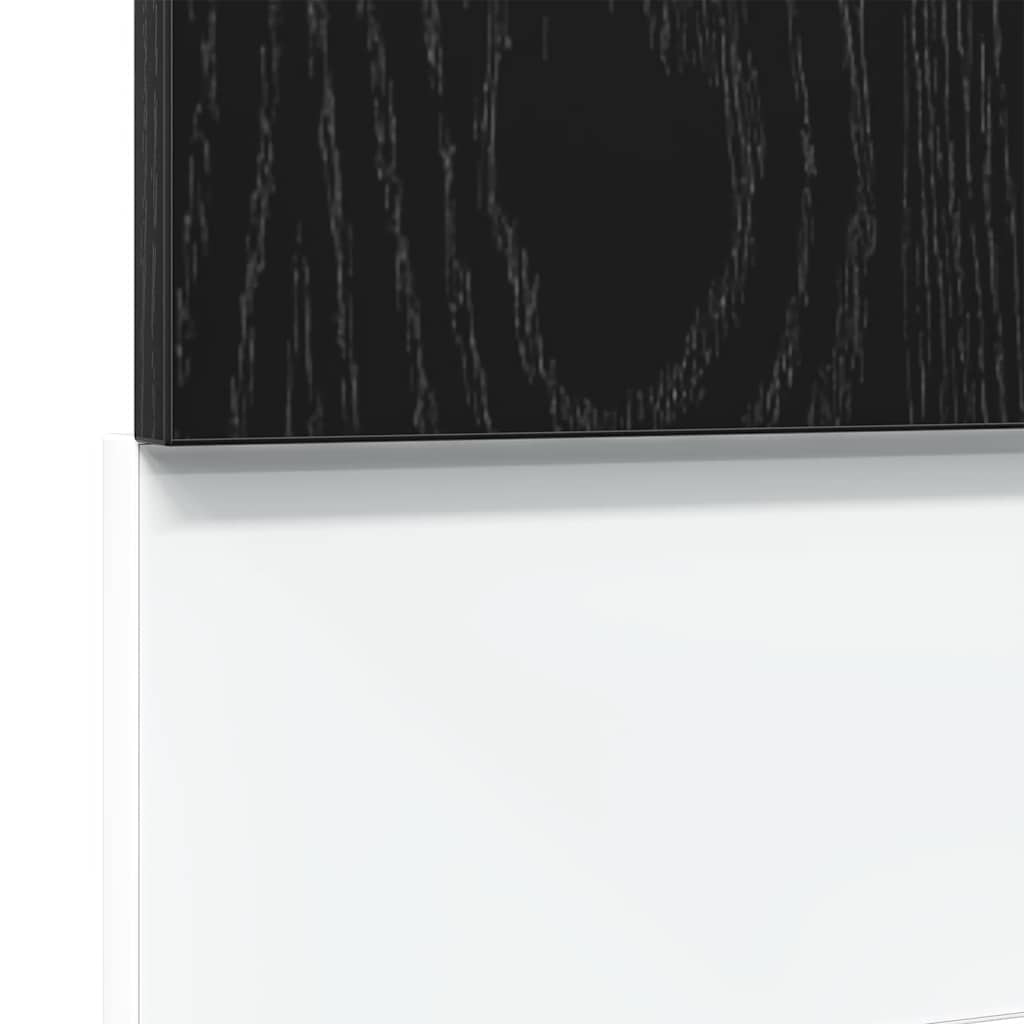vidaXL Panel do zmywarki, "Lyon", czarny dąb, 60x1,5x67 cm
