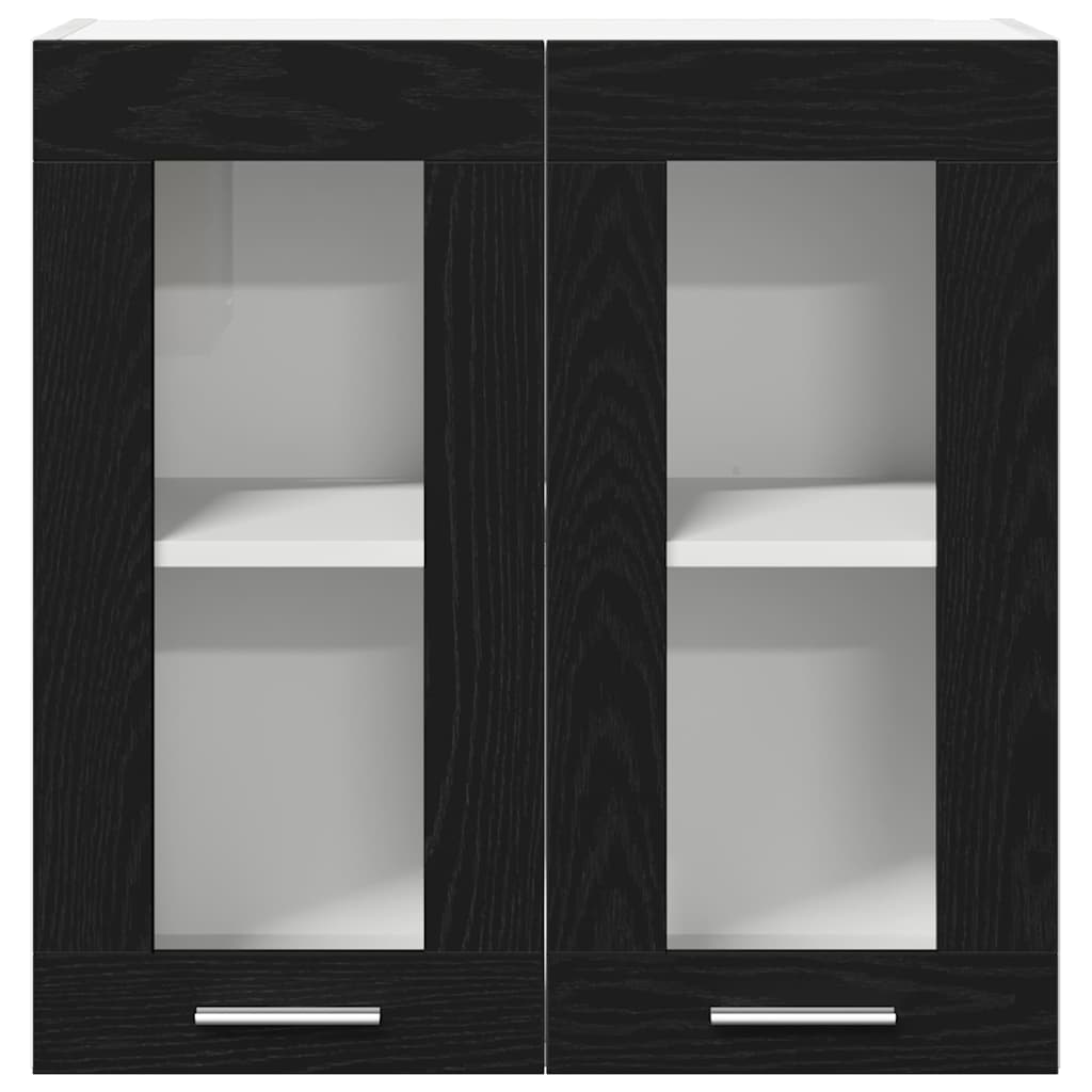 vidaXL Szafka wisząca z półką Czarny Dąb 60 x 31 x 60 cm