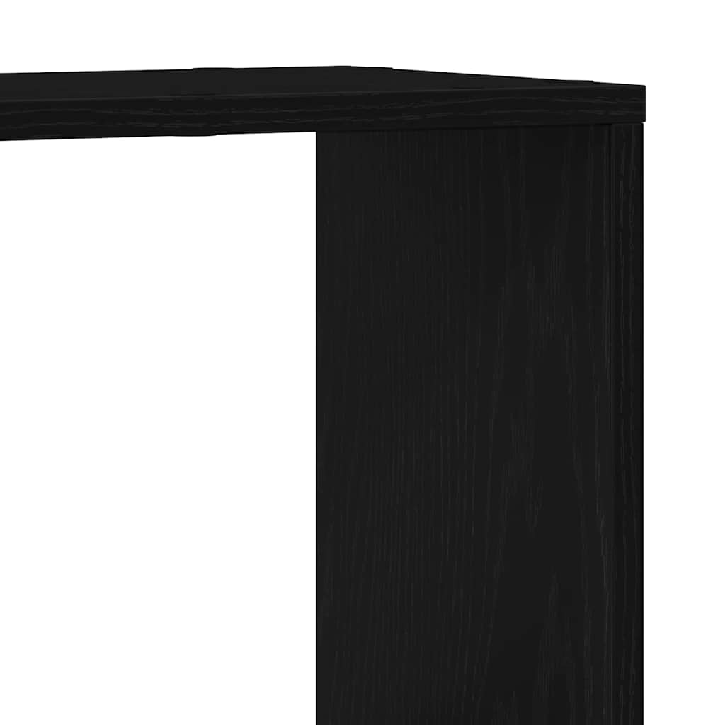 vidaXL Zestaw szafek RTV Montowane na ścianie Czarny 60 x 24 x 63 cm
