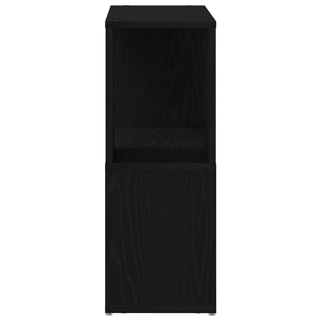 vidaXL Zestaw szafek RTV Montowane na ścianie Czarny 60 x 24 x 63 cm
