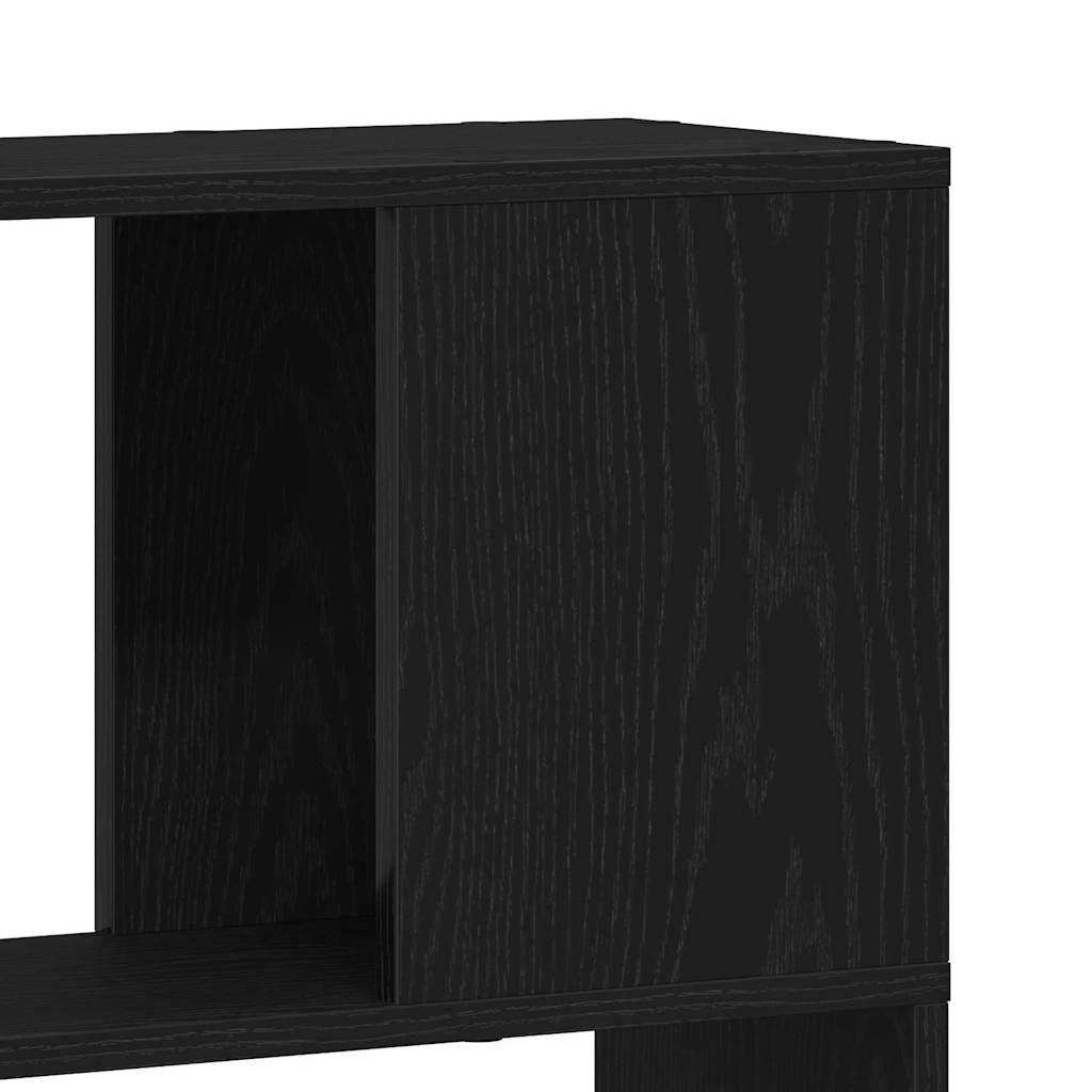 vidaXL Zestaw szafek RTV Montowane na ścianie Czarny 80 x 24 x 186 cm