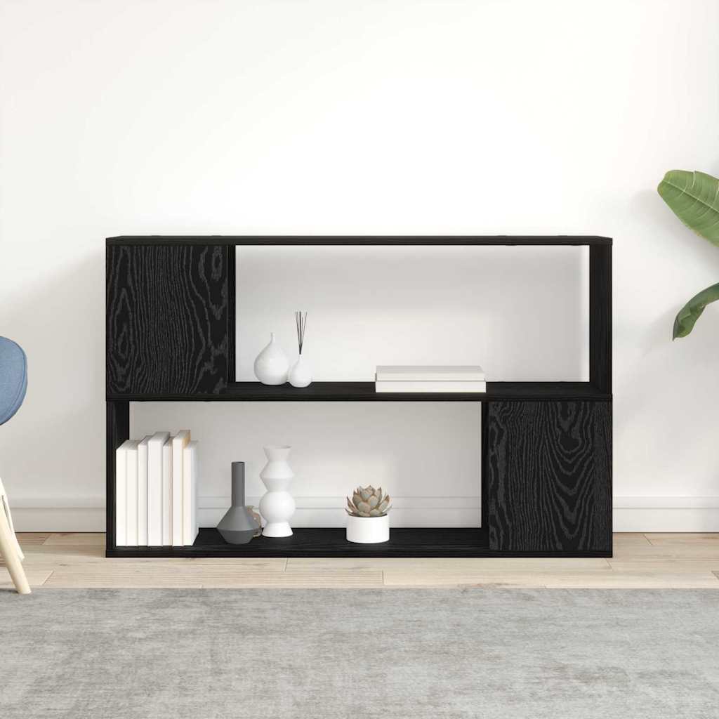 vidaXL Zestaw szafek RTV Montowane na ścianie Czarny 100 x 24 x 63 cm