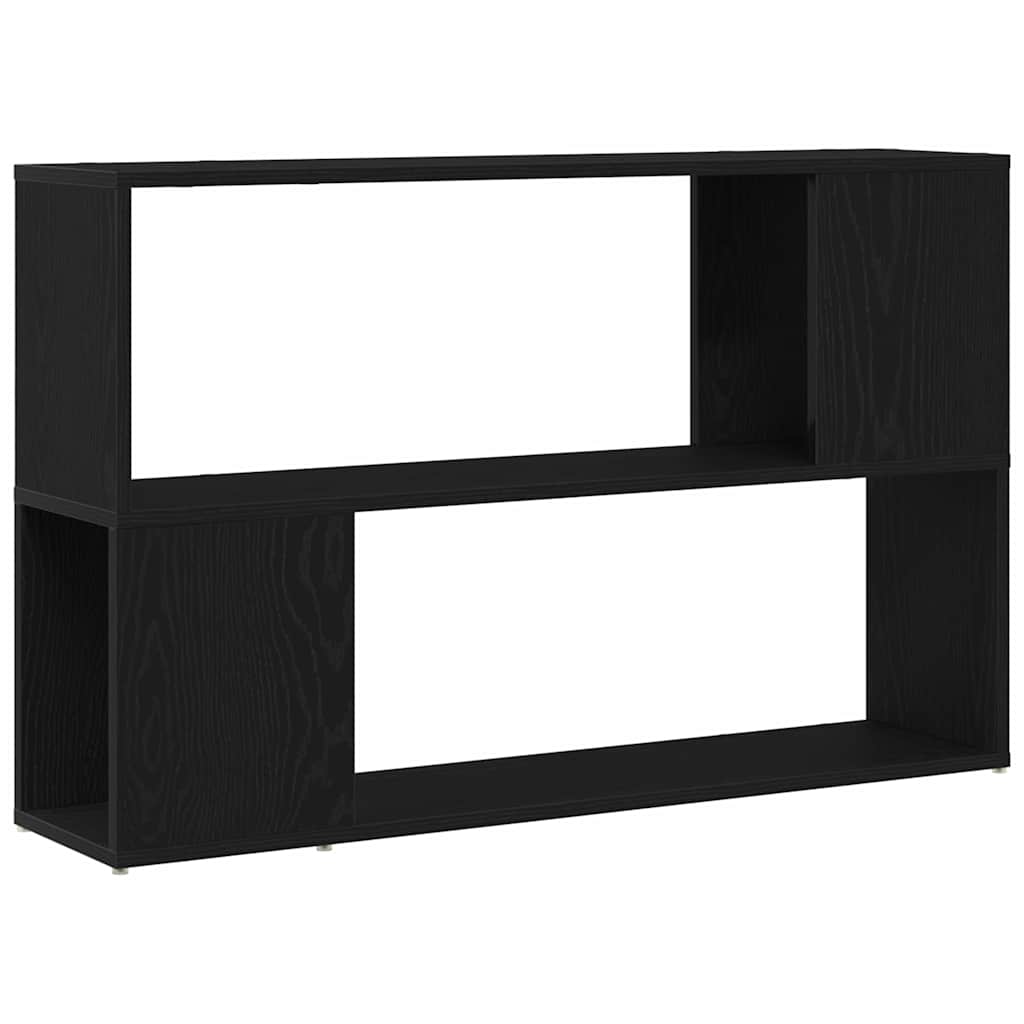 vidaXL Zestaw szafek RTV Montowane na ścianie Czarny 100 x 24 x 63 cm
