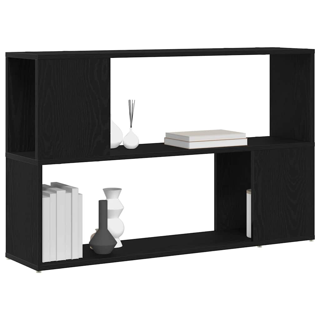 vidaXL Zestaw szafek RTV Montowane na ścianie Czarny 100 x 24 x 63 cm