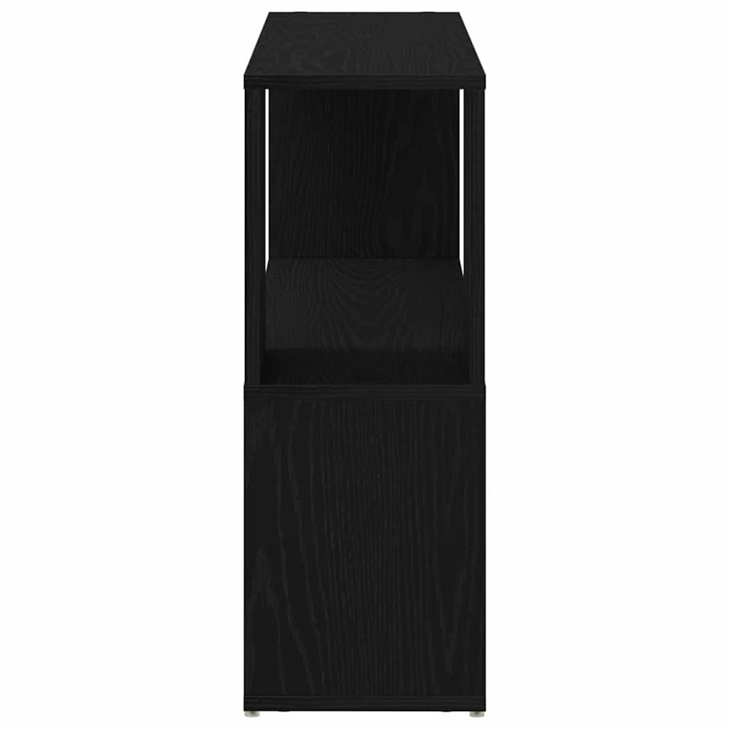 vidaXL Zestaw szafek RTV Montowane na ścianie Czarny 100 x 24 x 63 cm