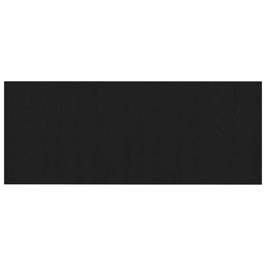 vidaXL Wezgłowie łóżka Z zagłówkiem Czarny Dąb 160 x 1.5 x 80.5 cm