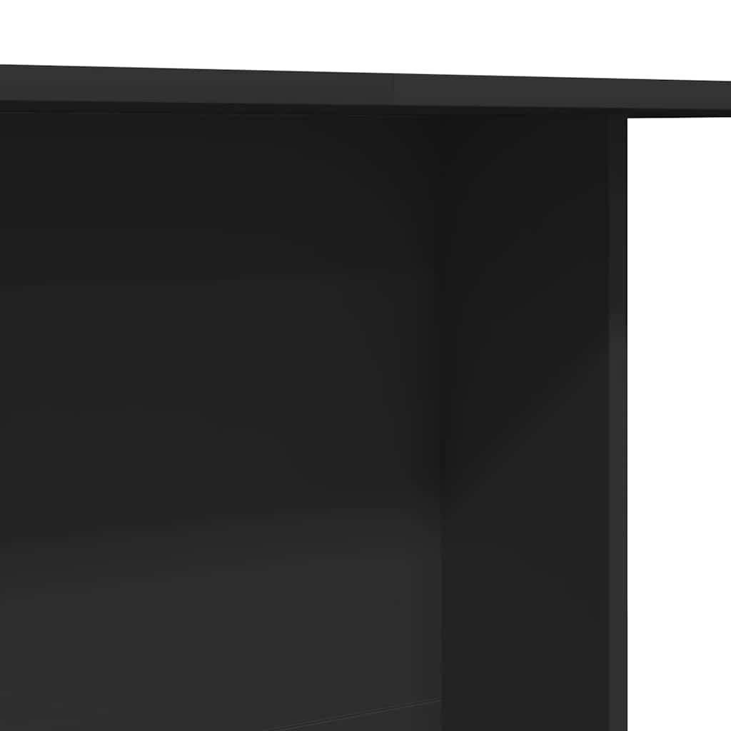vidaXL Stół jadalny Czarny 110 x 60 x 75 cm Materiał drewnopochodny