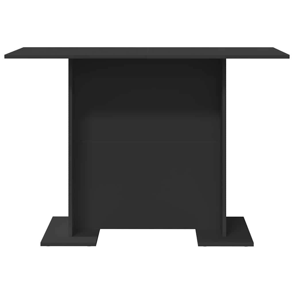 vidaXL Stół jadalny Czarny 110 x 60 x 75 cm Materiał drewnopochodny