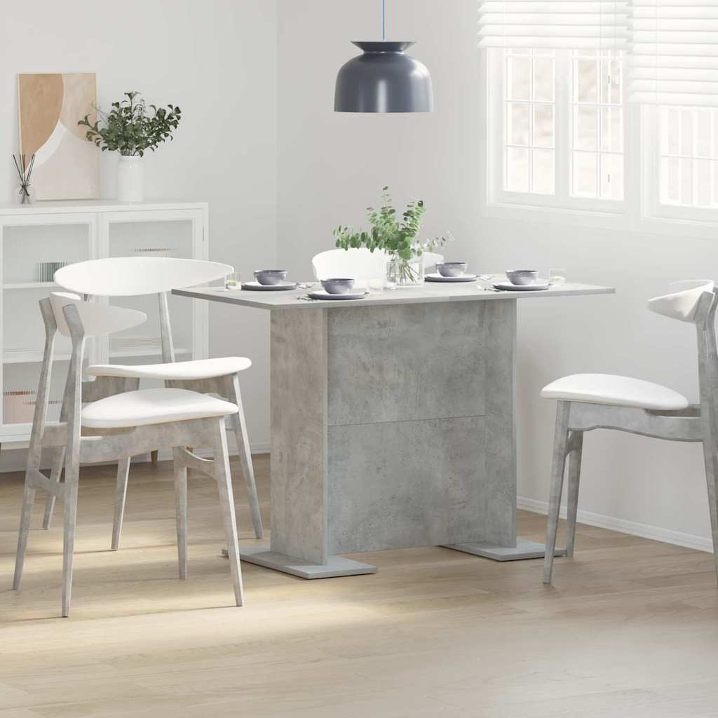 vidaXL Stół jadalny Betonowy szary 110 x 60 x 75 cm