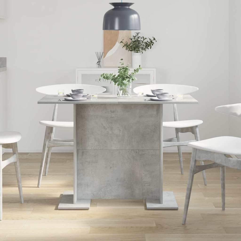 vidaXL Stół jadalny Betonowy szary 110 x 60 x 75 cm