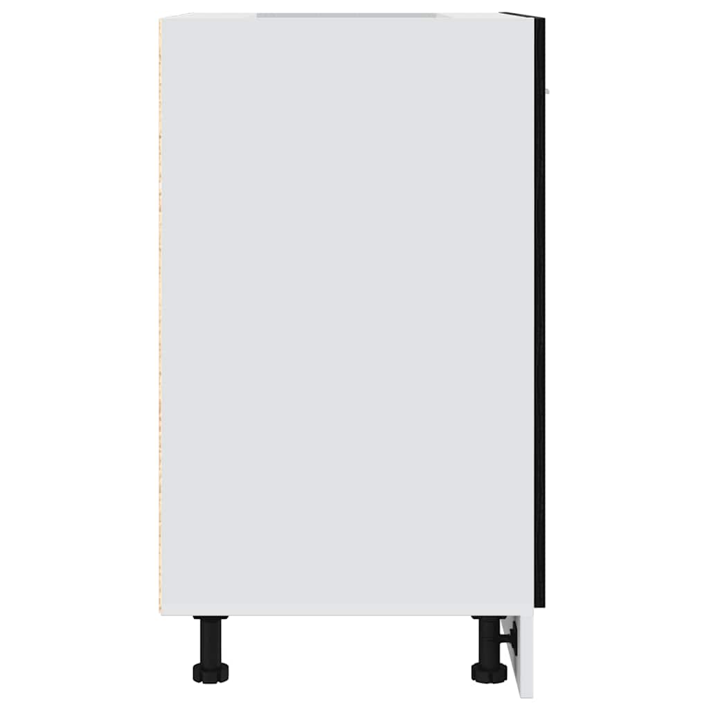 vidaXL Szafka Dolna Czarny Dąb 60x46x81,5 cm Płyta Inżynieryjna