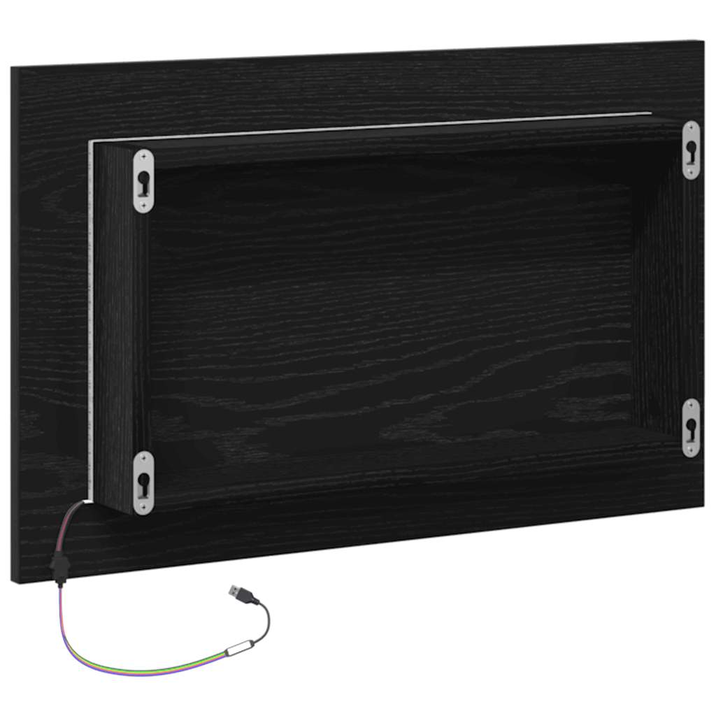 vidaXL Szafka Dolna Czarny Dąb 60x46x81,5 cm Płyta Inżynieryjna