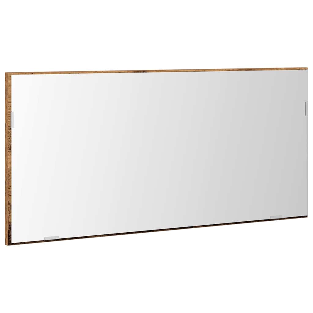 vidaXL Lustro Stare drewno 80 x 37 cm Szkło i drewno inżynieryjne