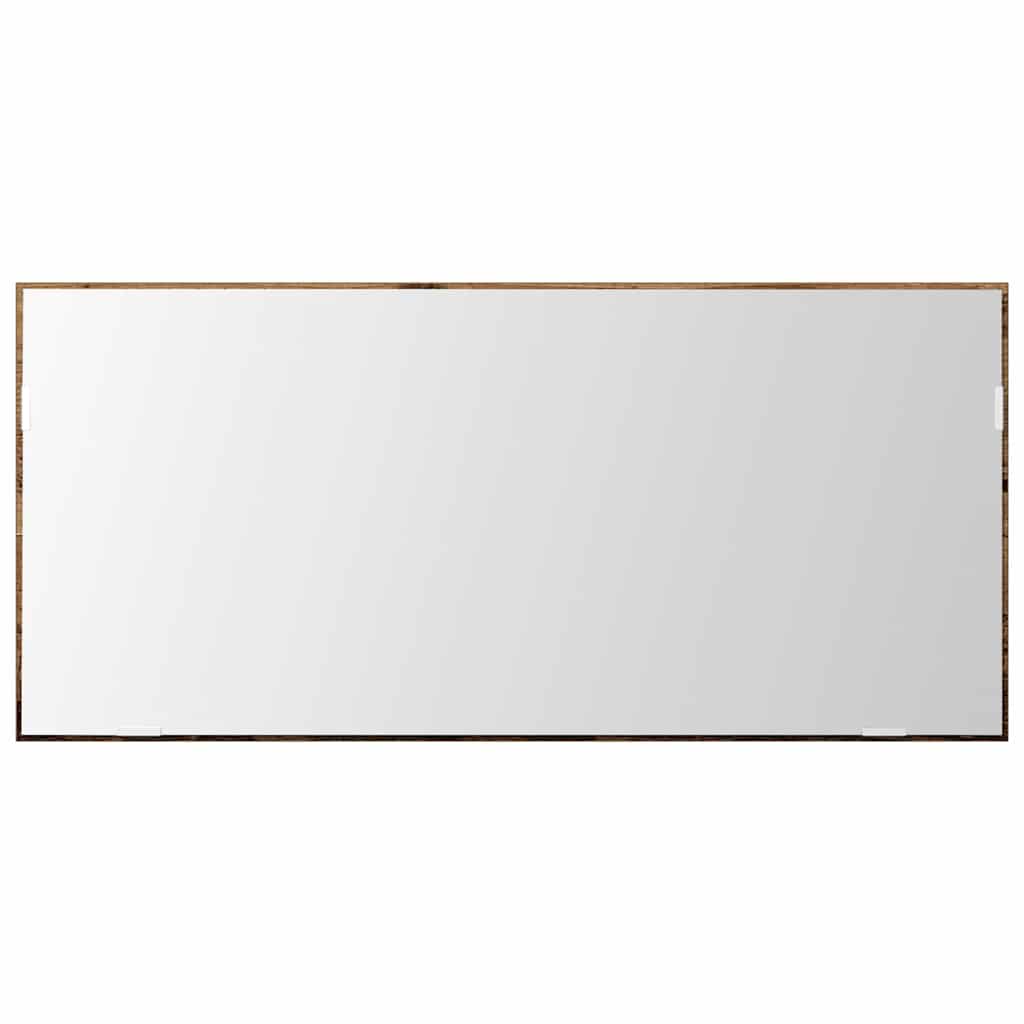 vidaXL Lustro Stare drewno 80 x 37 cm Szkło i drewno inżynieryjne