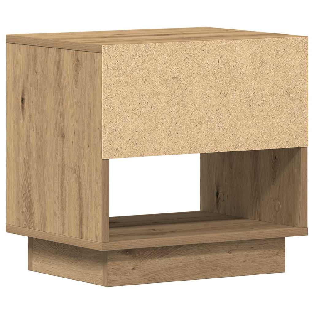 vidaXL Szafka Nocna z szufladą 2 pcs Dąb rzemieślniczy 45 x 34 x 44 cm