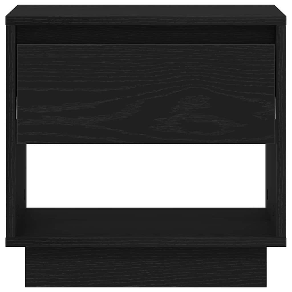 vidaXL Szafka Nocna Czarny Dąb 45 x 34 x 44 cm Materiał drewnopochodny