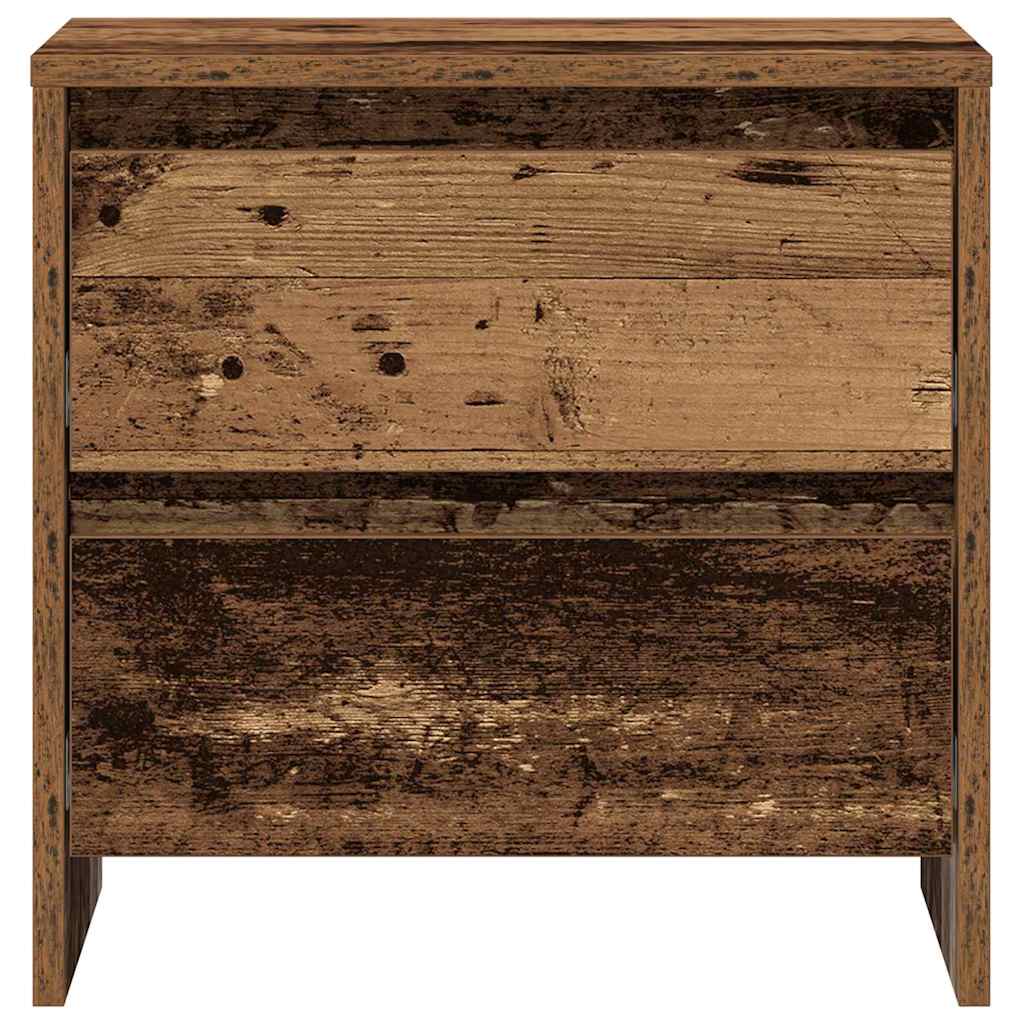 vidaXL Szafka Nocna z szufladą Stare drewno 45 x 34 x 44,5 cm