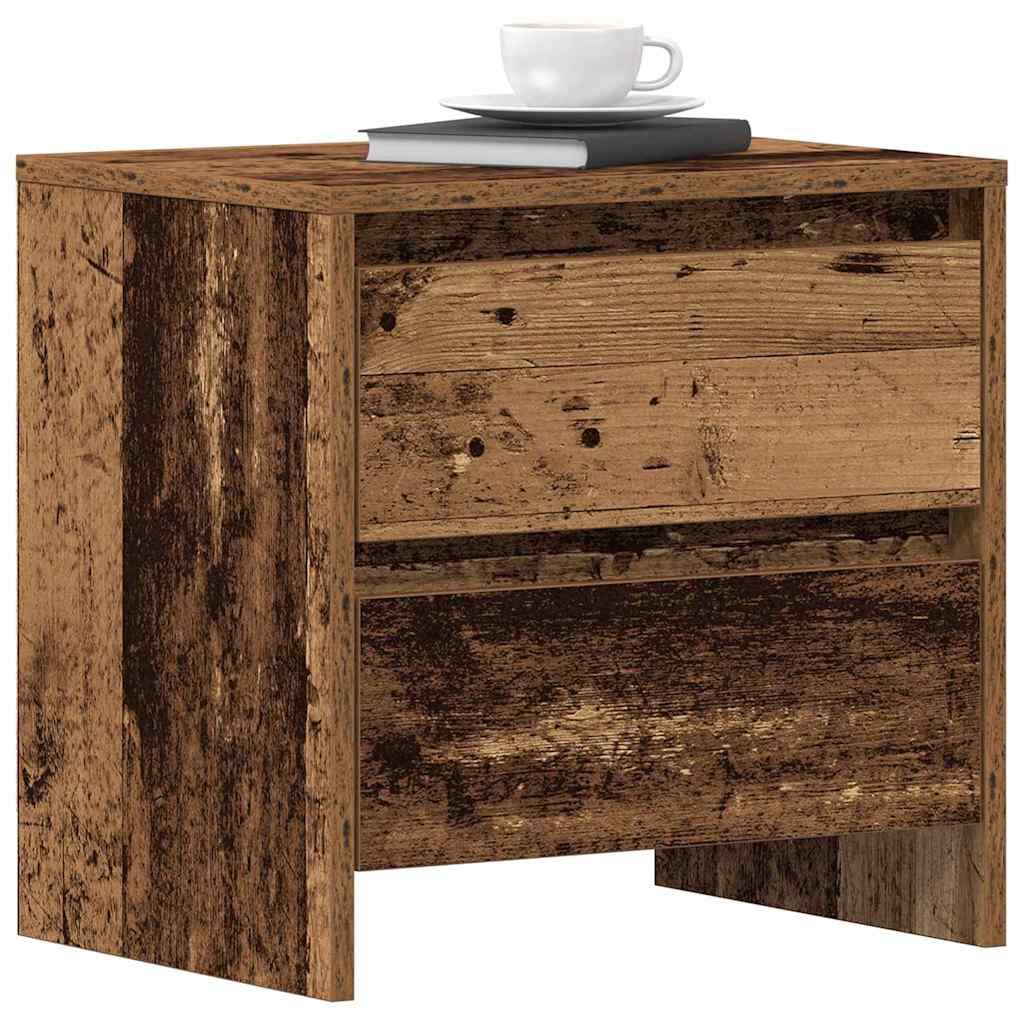 vidaXL Szafka Nocna z szufladą Stare drewno 45 x 34 x 44,5 cm
