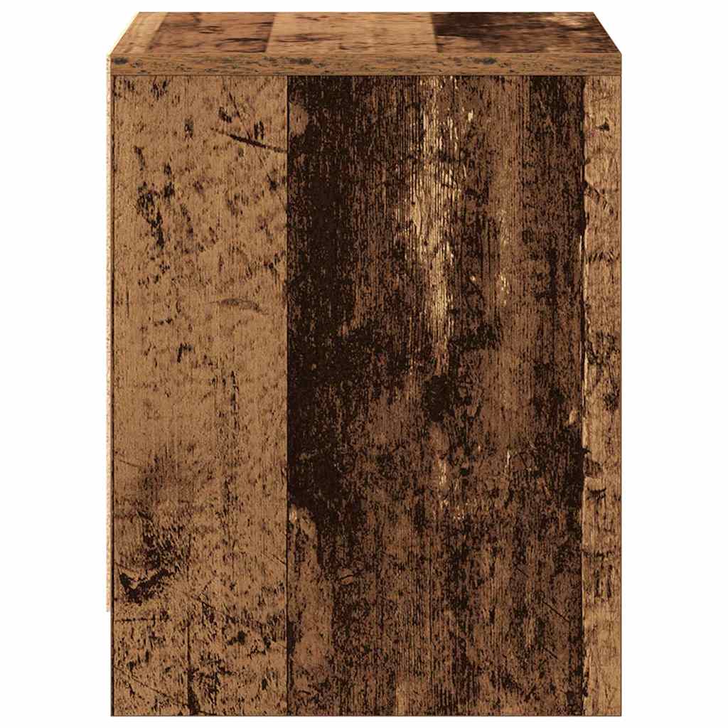 vidaXL Szafka Nocna z szufladą 2 pcs Stare drewno 45 x 34 x 44,5 cm