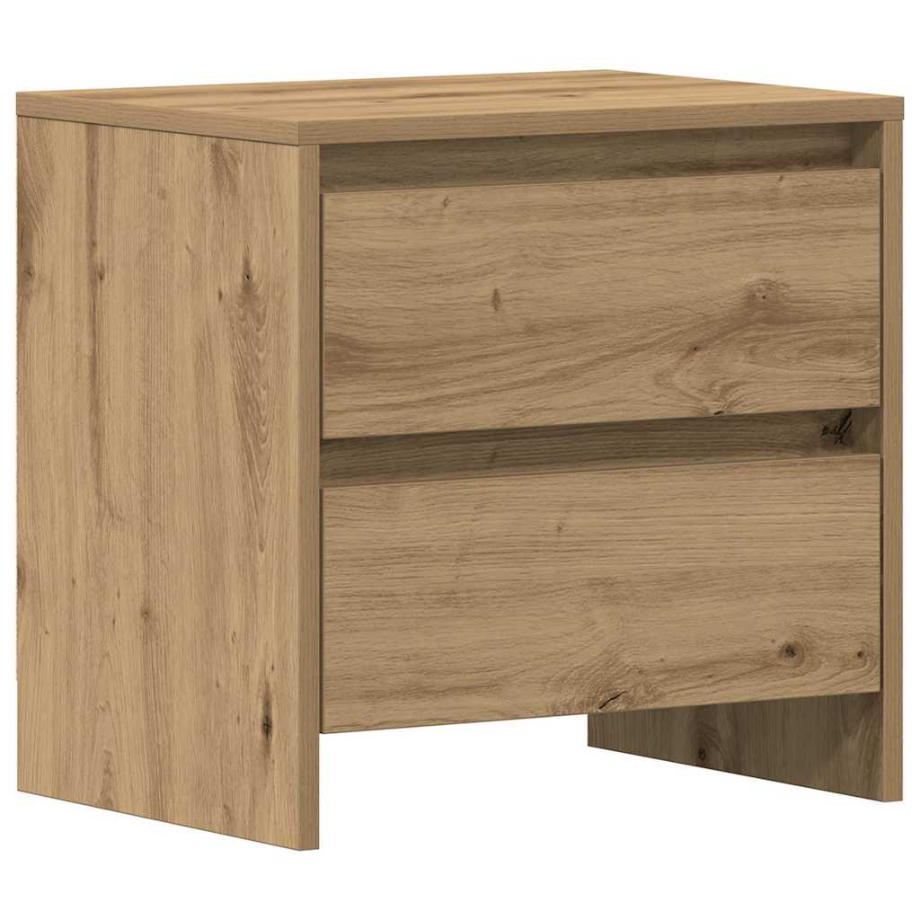 vidaXL Szafka Nocna 2 pcs Dąb rzemieślniczy 45 x 34 x 44,5 cm