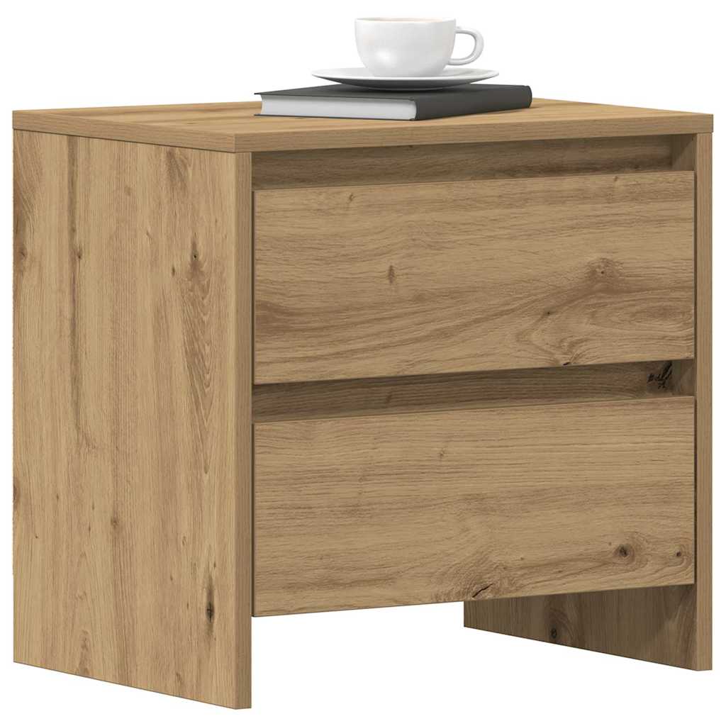 vidaXL Szafka Nocna 2 pcs Dąb rzemieślniczy 45 x 34 x 44,5 cm