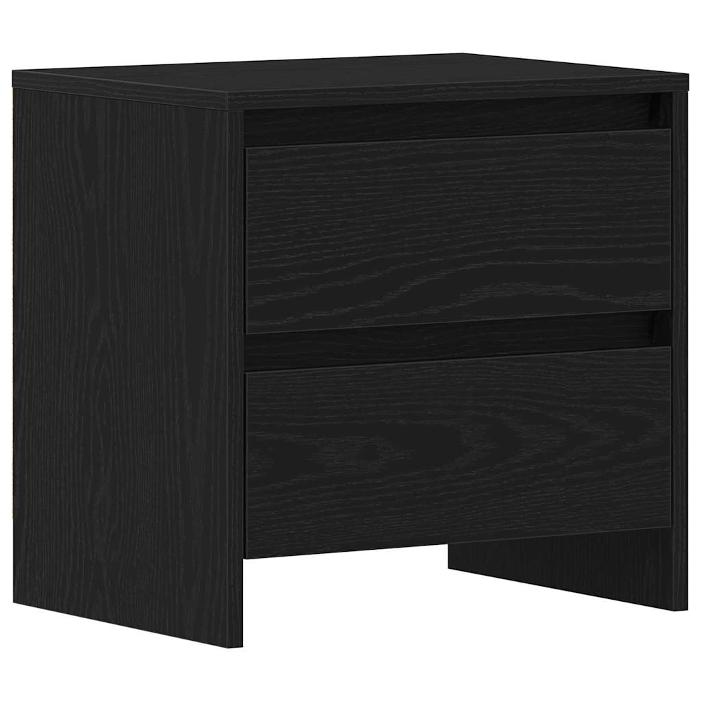 vidaXL Szafka Nocna z szufladą Czarny Dąb 45 x 34 x 44,5 cm