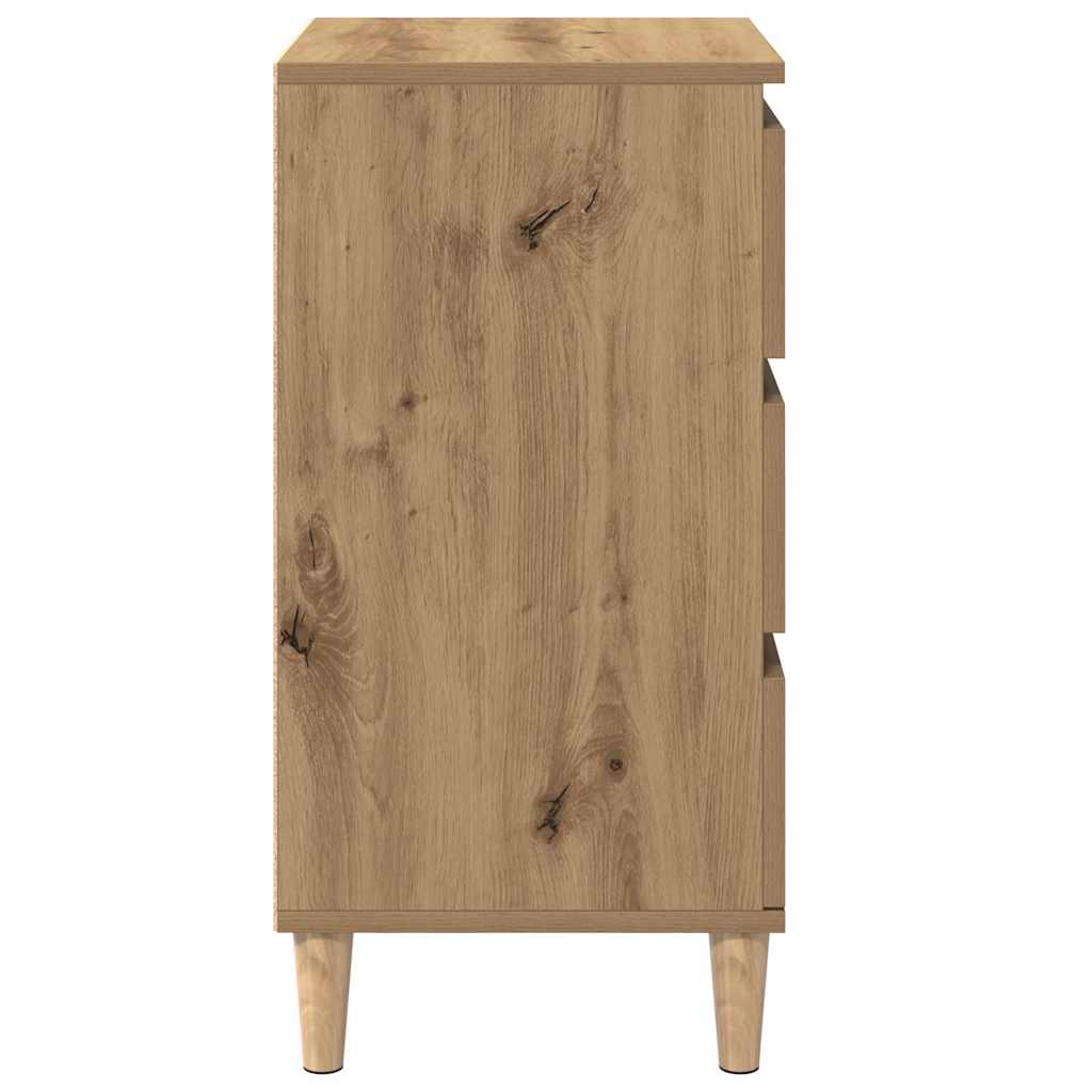 vidaXL Szafka Nocna z szufladą Dąb rzemieślniczy 40 x 35 x 70 cm