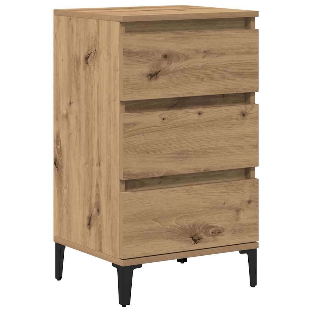 vidaXL Szafka Nocna z szufladą Dąb rzemieślniczy 45 x 35 x 44 cm