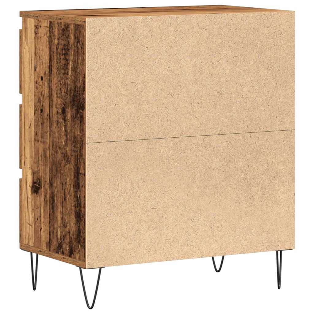 vidaXL Bufet Stare drewno 60 x 35 x 70 cm Materiał drewnopochodny