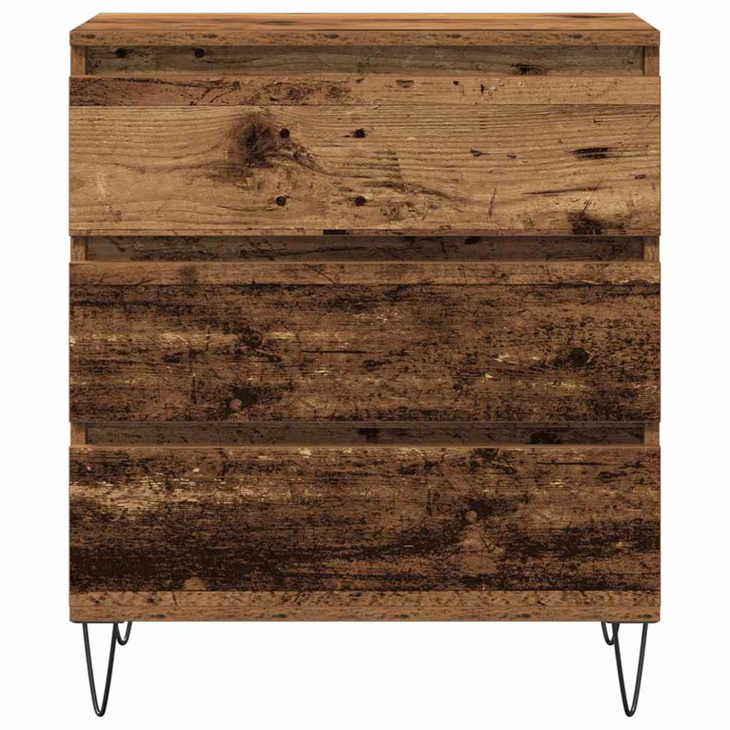 vidaXL Bufet Stare drewno 60 x 35 x 70 cm Materiał drewnopochodny