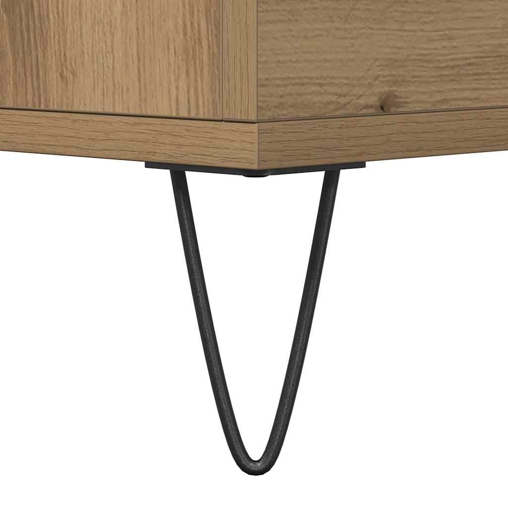 vidaXL Bufet Dąb rzemieślniczy 60 x 35 x 70 cm Materiał drewnopochodny