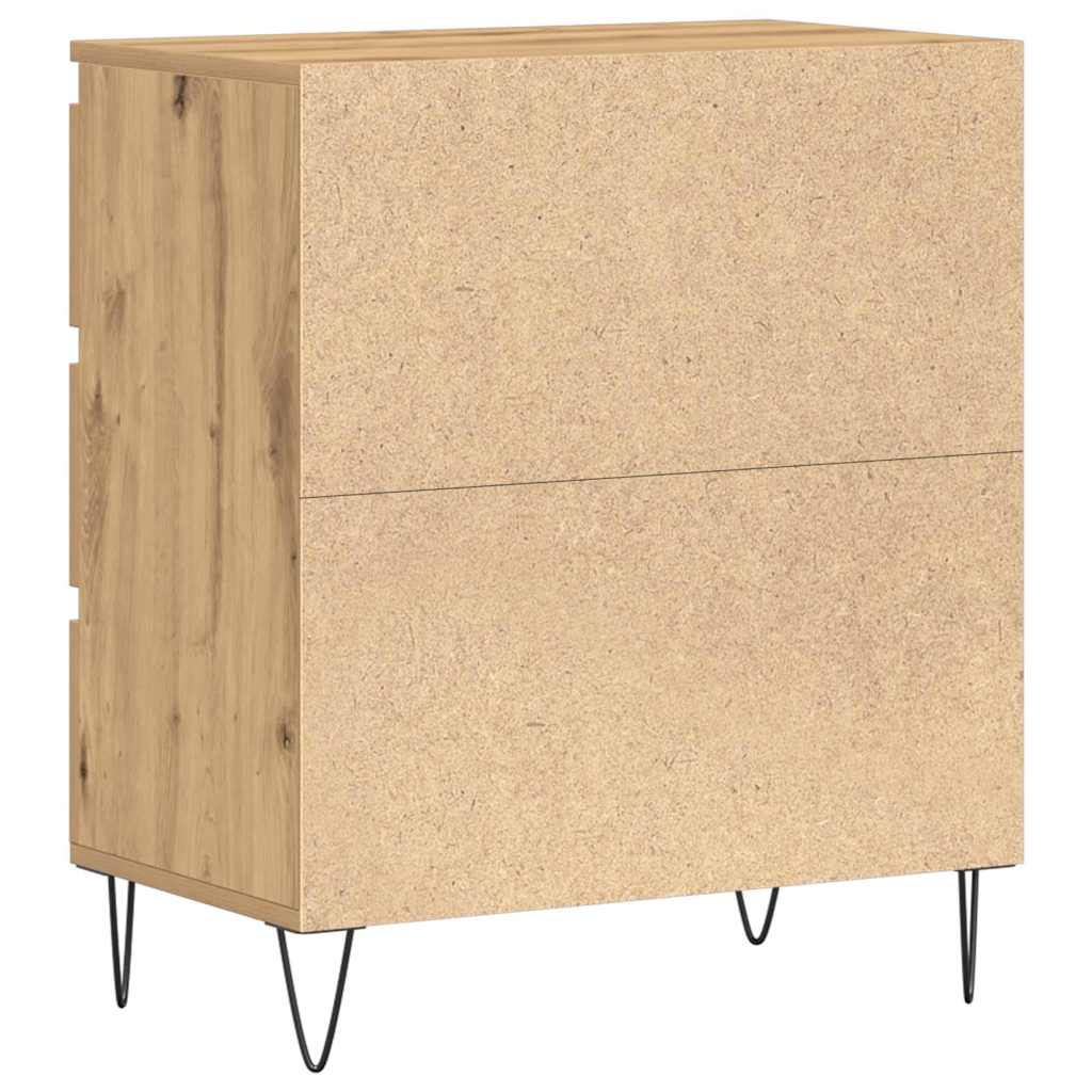 vidaXL Bufet Dąb rzemieślniczy 60 x 35 x 70 cm Materiał drewnopochodny