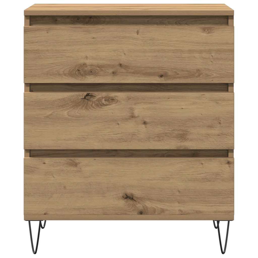 vidaXL Bufet Dąb rzemieślniczy 60 x 35 x 70 cm Materiał drewnopochodny
